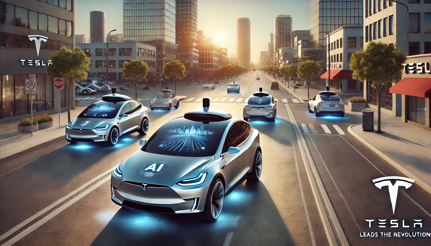 السيارات الذاتية القيادة تغزو الطرق: تسلا تقود الثورة